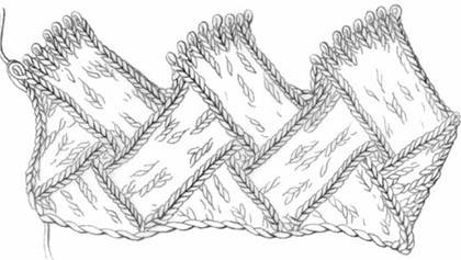 Entrelac-third