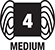 4 medium
