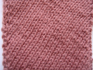 Πλέξη με κλίση - Bias knitting